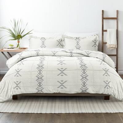 Becky Cameron Premium Urban Stitch Patterned Comforter Set