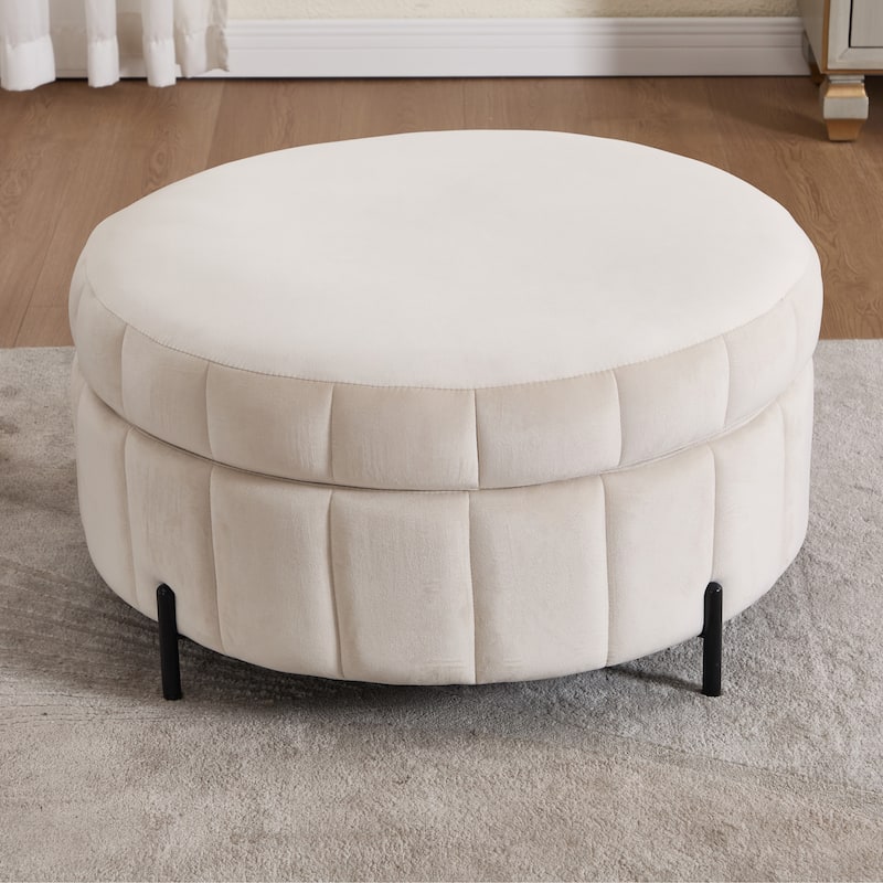 40.4"W Modern Swivel Accent Chair,Swivel Single Sofa Chair with Ottoman