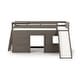 preview thumbnail 7 of 32, Max and Lily Farmhouse Twin Low Loft with Slide