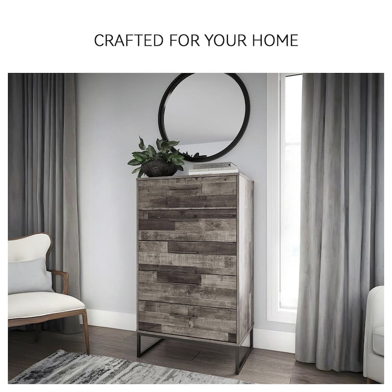 Signature Design by Ashley Neilsville Weathered Woodgrain Dresser