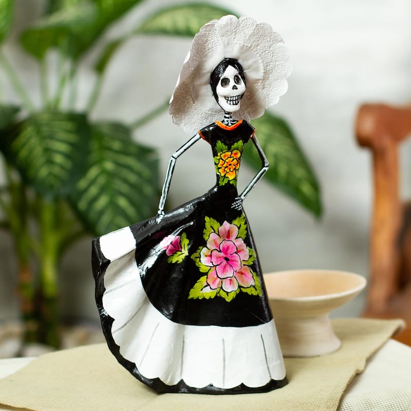 Novica Handmade Tehuana Dancer Papier Mache Sculpture
