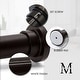 preview thumbnail 9 of 18, MERIVILLE 1-inch Diameter Metal Spring Tension Rod, Adjustable