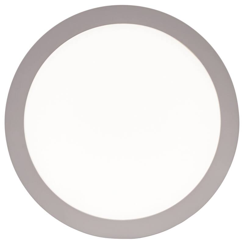 Access Lighting Ulko Exterior - Outdoor Flush Mount - Small - Silver Finish - Frosted Acrylic