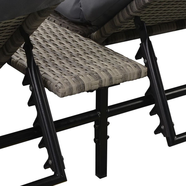 Double folding sun lounger sales