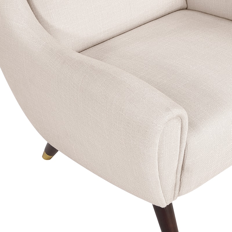 Edmund Textured Fabric Accent Chair