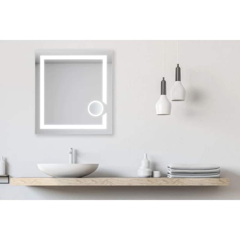 Modern Mirrors Pyxis Lighted Bathroom Vanity Mirror LED Wall Mirror - IP44 - 32*24
