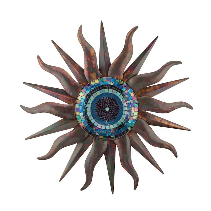 Indigo Sun Wall Decor 36"