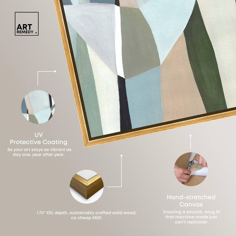 Abstract Fragments II Canvas by Art Remedy