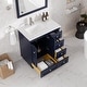 preview thumbnail 18 of 26, Eviva Happy 28"W Bath Vanity with Carrara Quartz Top