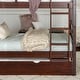 preview thumbnail 19 of 79, Walker Edison Solid Wood Twin Size Bunk Bed with Trundle