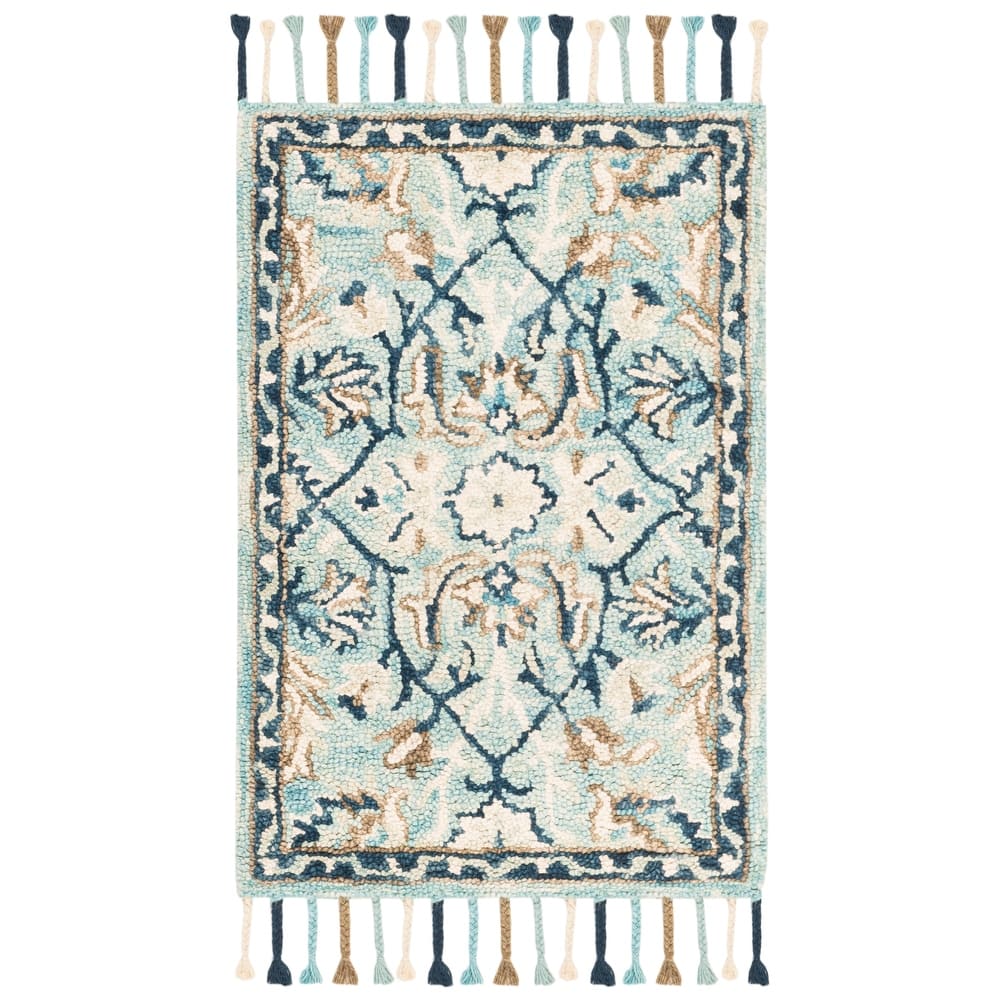 SAFAVIEH Handmade Blossom Souheila Modern Floral Wool Rug
