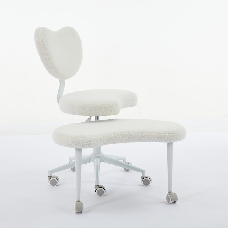 Adjustable Meditation Chair, Criss Cross Legged Desk Chair with Wheels
