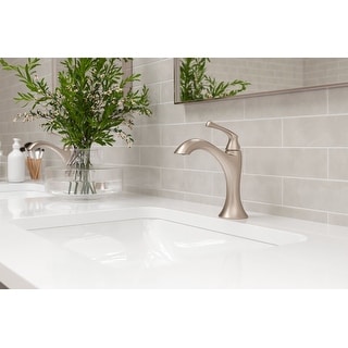 Pfister LG42-RH2 Rhen 1.2 GPM Single Hole Bathroom Faucet with Push &