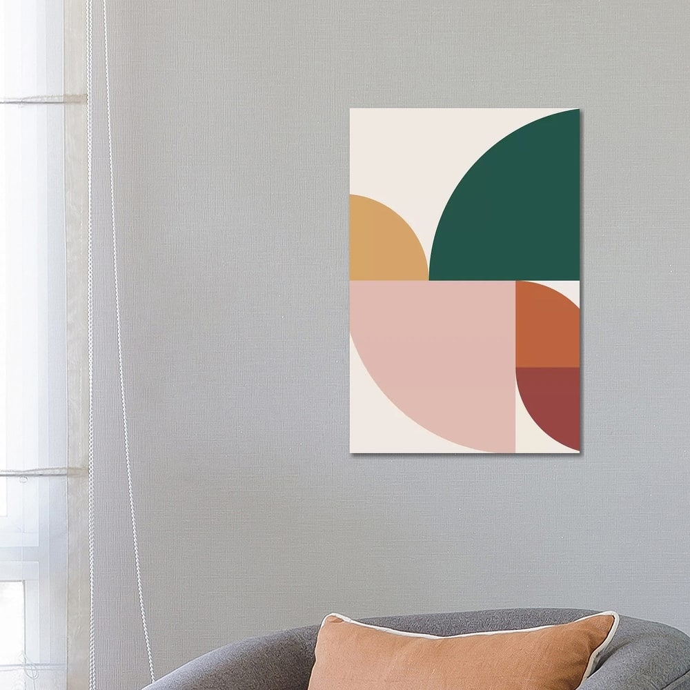 iCanvas "Abstract Geometric XI" by The Old Art Studio Canvas Print