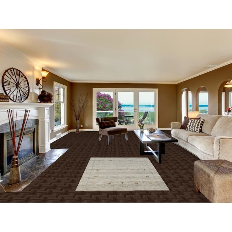 Little Animals Gabbeh Oriental Area Rug Hand-Knotted Wool Carpet - 4'0" x 5'10"