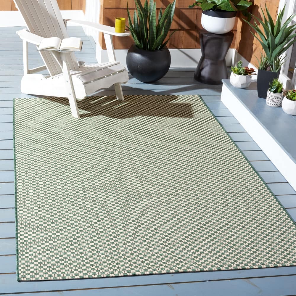 SAFAVIEH Courtyard Rosemie Indoor/ Outdoor Waterproof Patio Backyard Rug