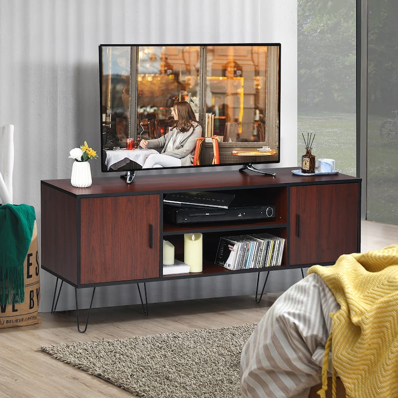 Costway 59'' TV Stand Entertainment Center Media Console Storage - See Details