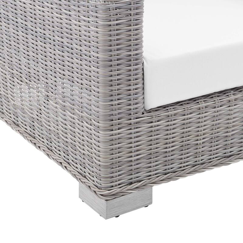 Conway Sunbrella Outdoor Patio Wicker Rattan Sofa