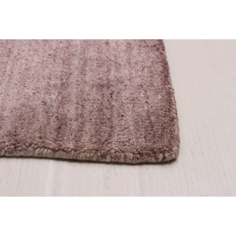 ECARPETGALLERY Hand Loomed Kashkuli Gabbeh Violet Wool Rug - 5'6 x 7'7