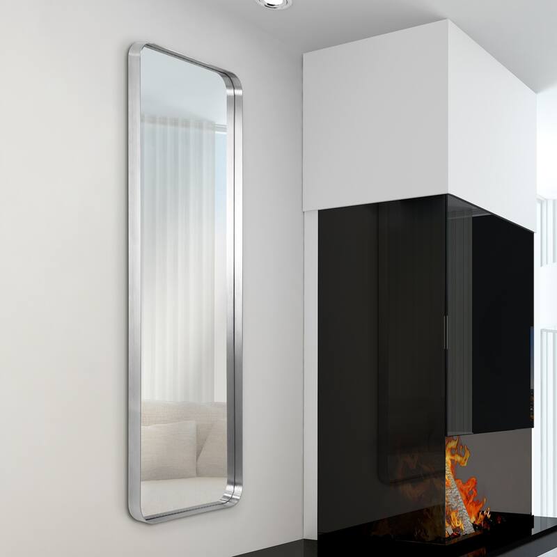Ultra Stainless Steel Rectangular Wall Mirror