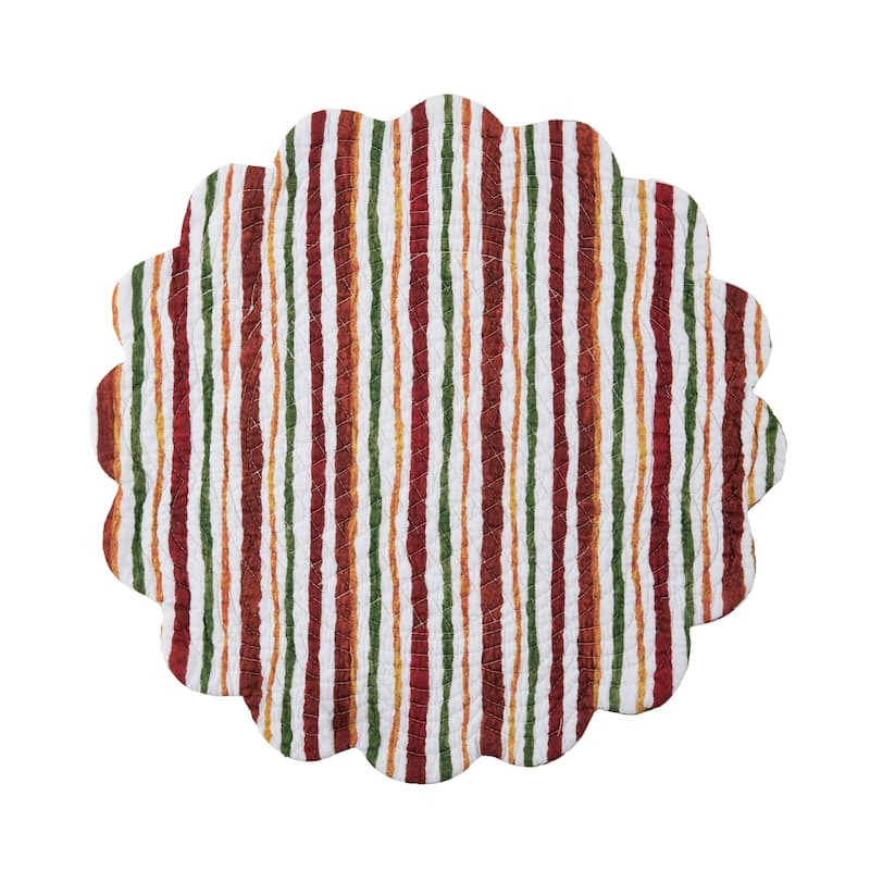 Camilla Round Placemats Set of 6, 17"