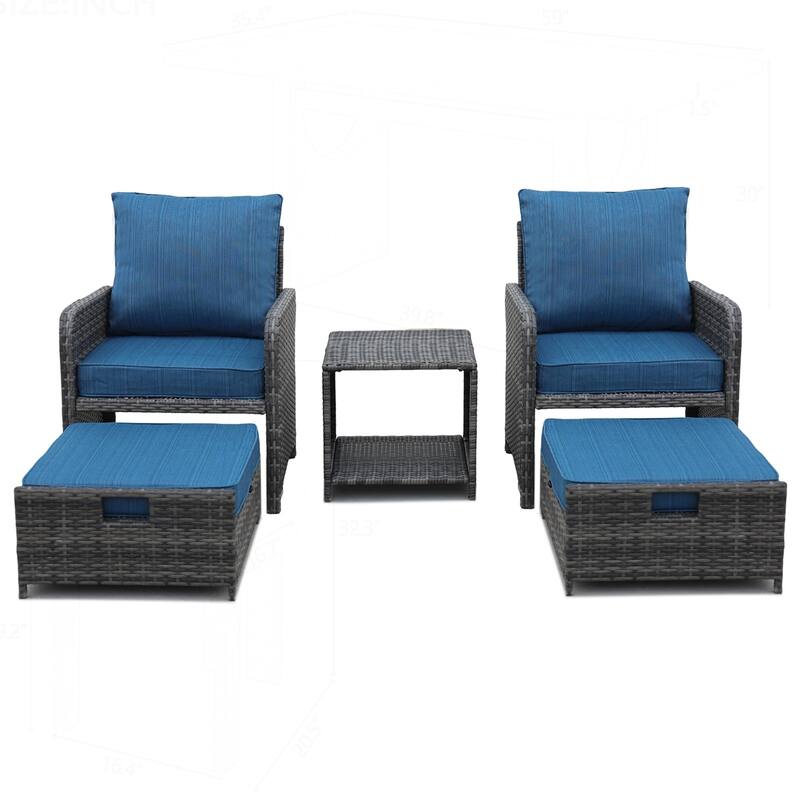 Outdoor Wicker Patio Furniture Set for Relaxing and Stylish Spaces