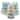 JoyJolt 24-Piece Fluted Glass Food Storage Container Set with Lids - 13.5 oz. 20.5 oz. 32 oz. 5.2 in. 5.9 in. 6.75 in.