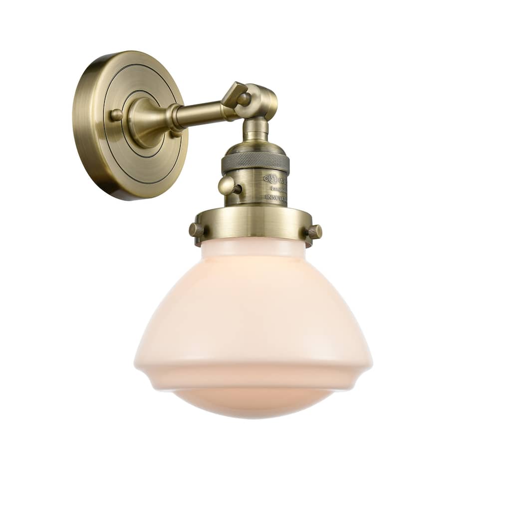 Innovations Lighting Olean 8" Tall Bathroom Sconce