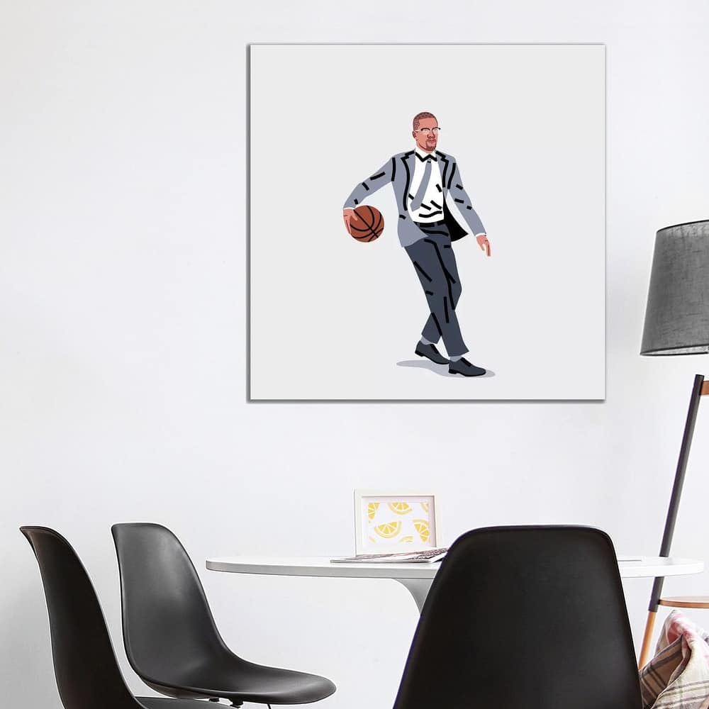 iCanvas "Balling Malcolm" by Elad Shagrir Canvas Print
