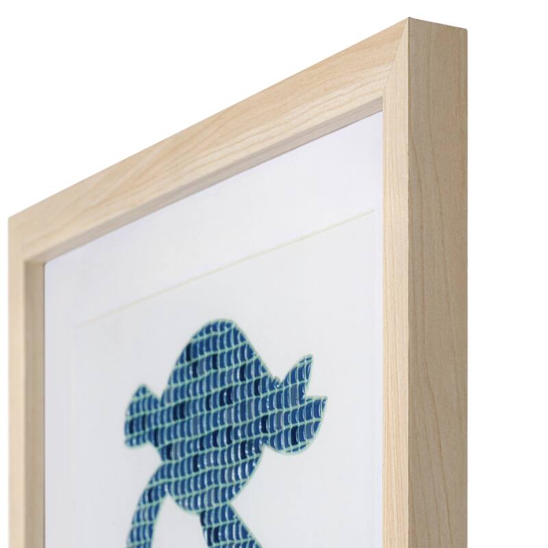 American Art Decor A Pod Framed Mosaic Wall Decor - 16" x 20"