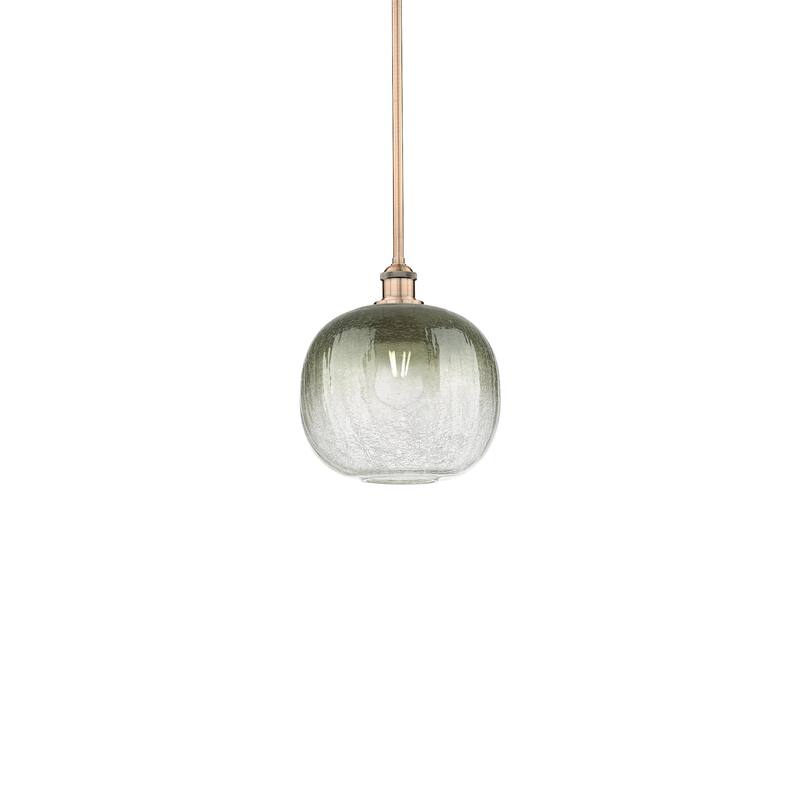 Innovations Lighting 616-1S-12-11 Brookhaven Sphere Pendant Brookhaven - Antique Copper / Slate