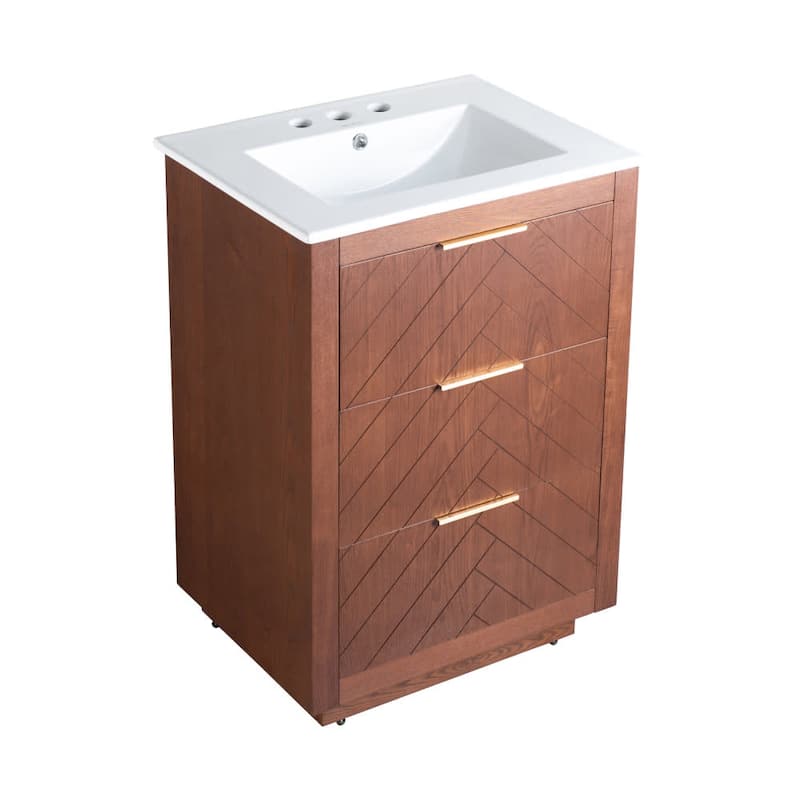 Swiss Madison SM-BV372-3 Daxton 24" Free Standing Single Basin Vanity