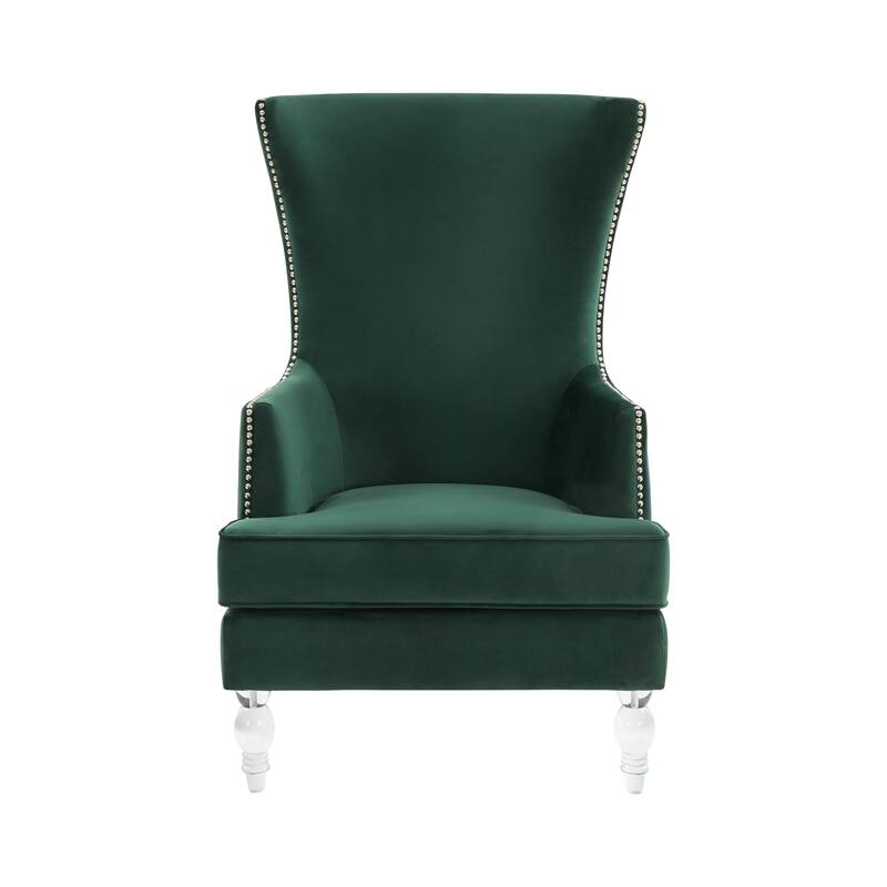SAFAVIEH Couture Geode Modern Wingback Chair - 29.1" W x 32.3" D x 44.9" H