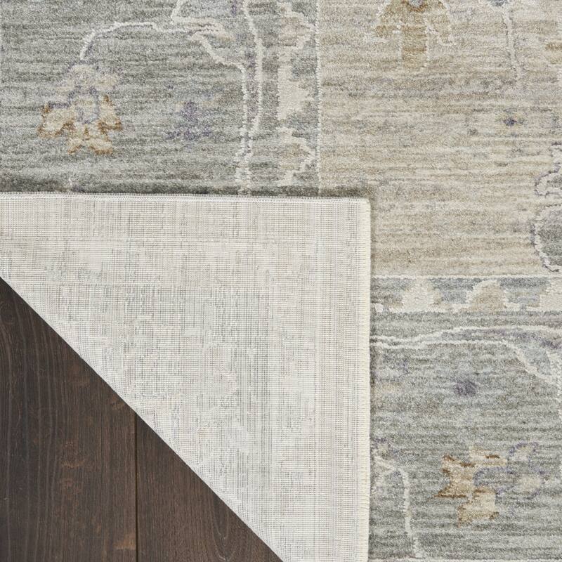 Power Loomed Floral Traditional Area Rug