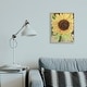 Stupell Summer Sunflower with Yellow Honey Bee Detail Framed Wall Art ...