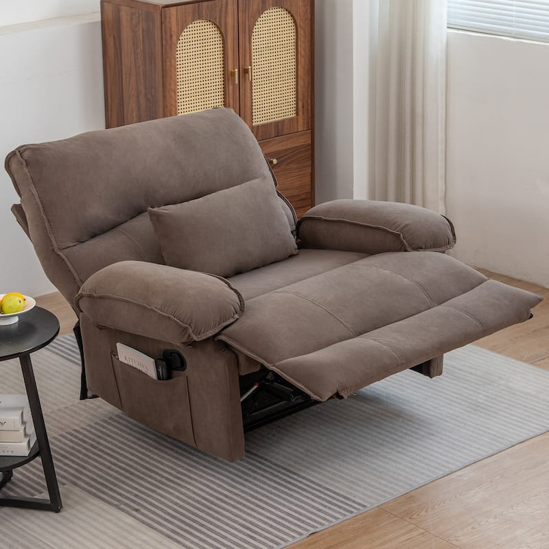 Oversized Manual Recliner Chair Sofa