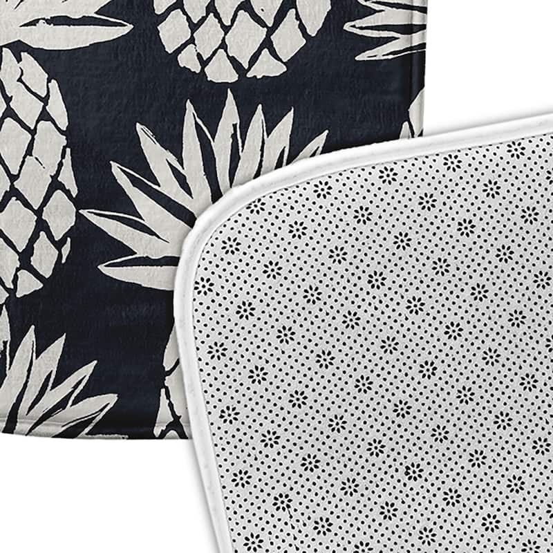 Pineapple Pattern Bathmat