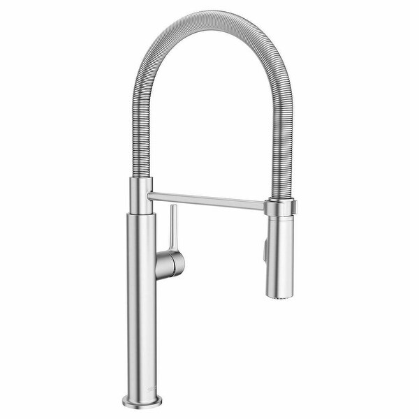 American Standard 4803.350 Studio S 1.8 GPM Single Hole Pre Rinse Kitchen Faucet with Dock-Tite Technology