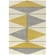 preview thumbnail 7 of 43, Balta Rugs Balta Levine Modern Geometric Shag Area Rug 4'4" x 6' - Yellow