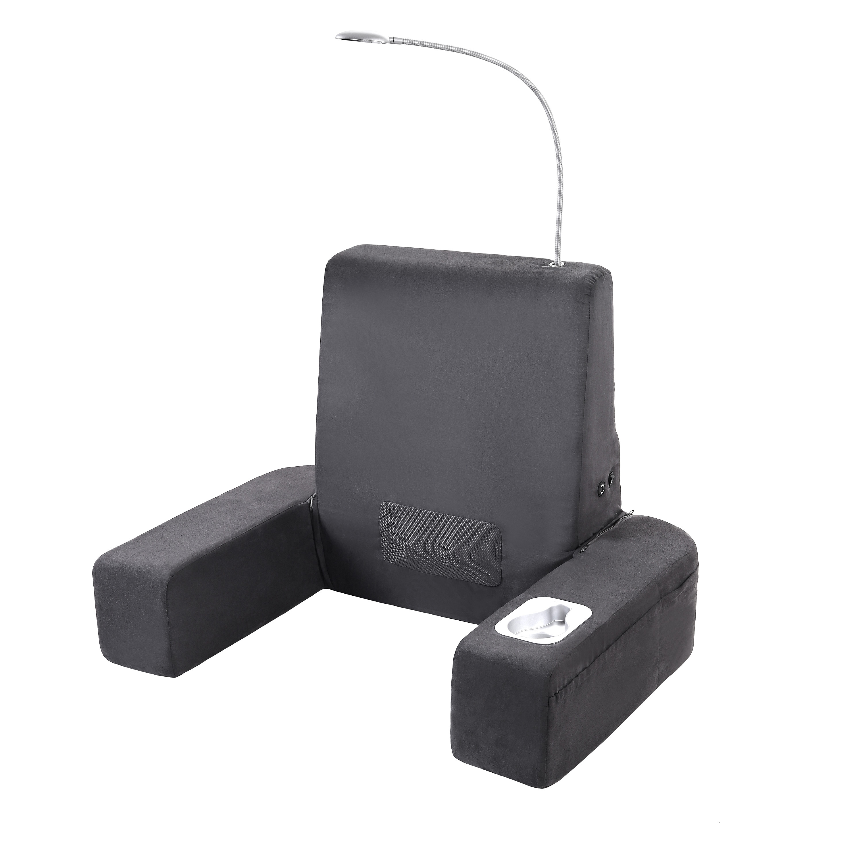 Carepeutic Backrest Bed Lounger with Heated Shiatsu Massage Bed