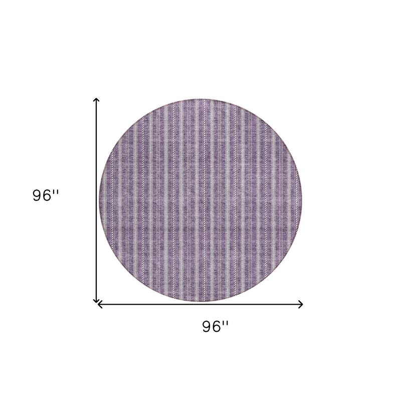 HomeRoots Striped Transitional Rectangle Outdoor Rug