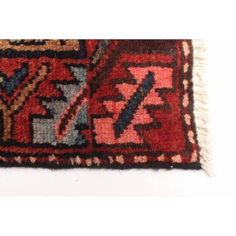 ECARPETGALLERY Hand-knotted Andelz Red Wool Rug - 3'2 x 6'5