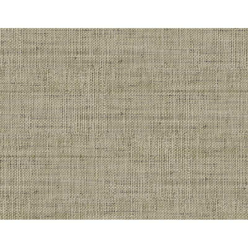 Seabrook Designs Wild Bind Embossed Vinyl Unpasted Wallpaper - 27 in W x 27 ft. L - Taupe