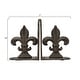 preview thumbnail 2 of 20, Decorative Fleur de Lis Bookends, Set of 2