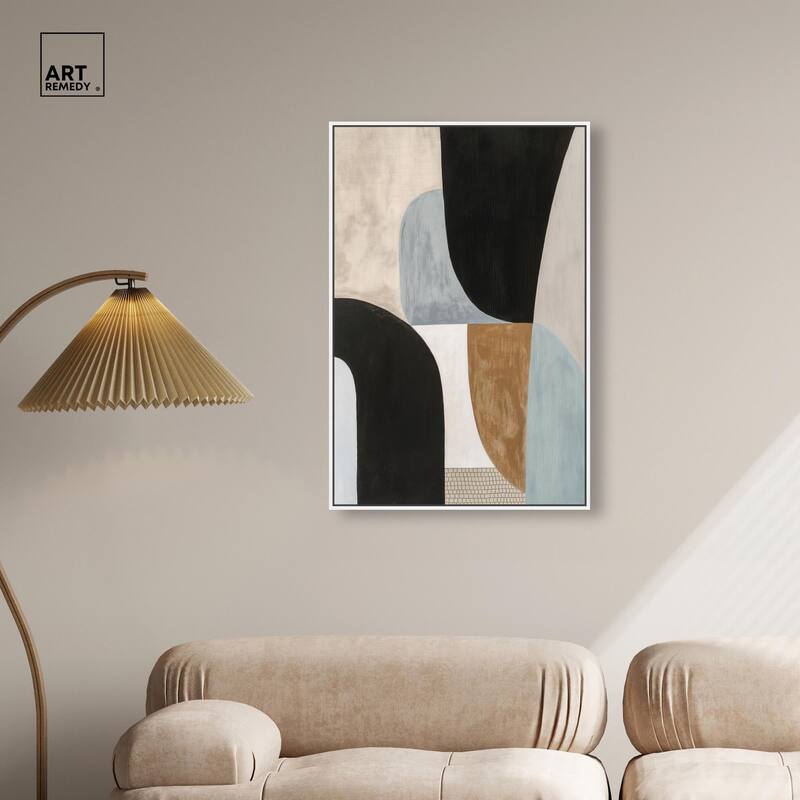 Interlocking Segments I Canvas by Art Remedy