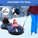 preview thumbnail 5 of 21, Goplus 80" 2-Person Heavy-Duty Inflatable Snow Tube for Sledding with