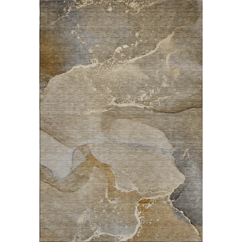 Premium Washable Super Soft Abstract Flow Contemporary Mayfield Rug