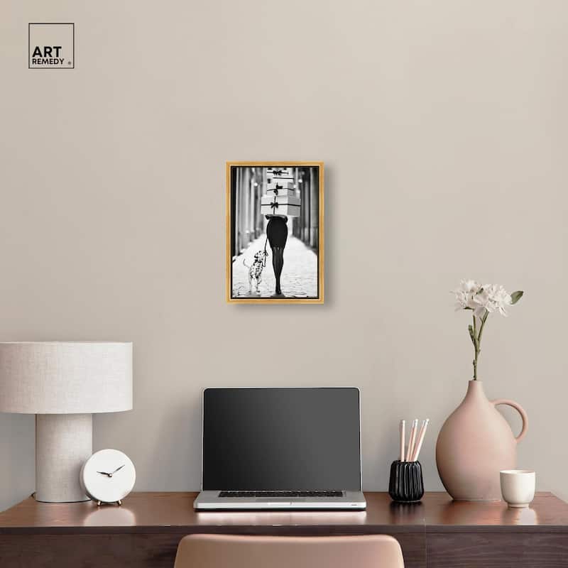 City Dalmatian Canvas by Art Remedy