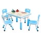 preview thumbnail 21 of 40, Kids Table and 4 Chairs Set Height Adjustable for Ages 2-10 Easy to Wipe Multi-Activity Kids Table and Chair Set Non-Slip