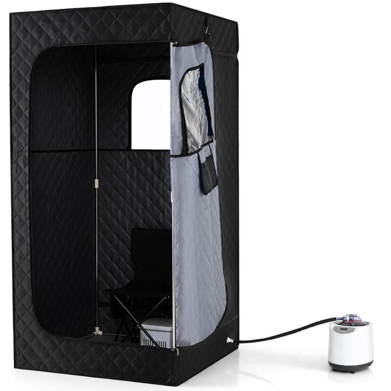 Costway Portable Steam Sauna Box, Extra-Large 35” x 35” x 71” - See Details